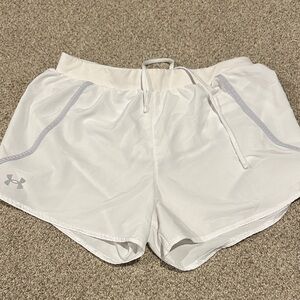 Under Armour Women's Athletic White Shorts